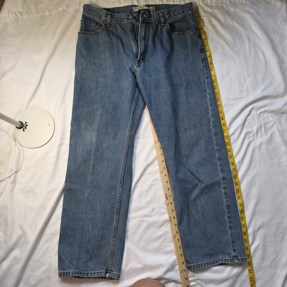 Levi’s 505 Regular Fit Straight Leg Jeans Regular Wash Men’s 36x30 Cowboy Work